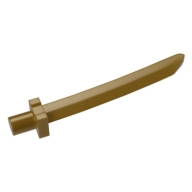 Lego meč, zlatá (37341c PEARL GOLD)